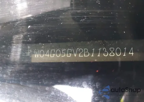 2011 Buick Regal Cxl Turbo Russelsheim из США, поврежденный, VIN W04G05GV2B1138014